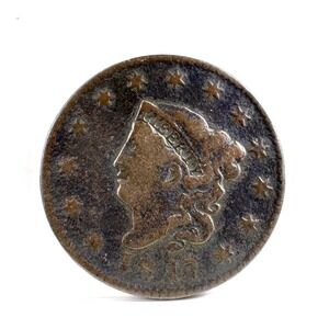 US Mint 1817 Matron Head Large Cent One Cent Brown Fair Coronet Liberty Copper